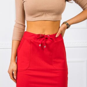 Mini-jupe en sweat-shirt: Élégance décontractée