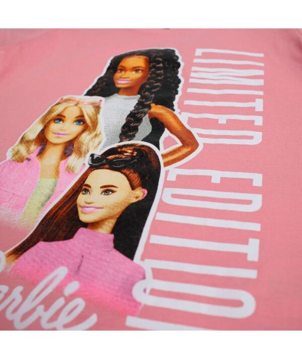 T-shirt manches courtes Fille Barbie – Confort et style pour les petites fashionistas – Image 3