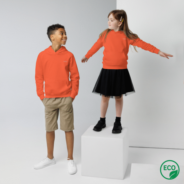 Sweat à Capuche Enfant Écologique – Doux, Confortable & Responsable