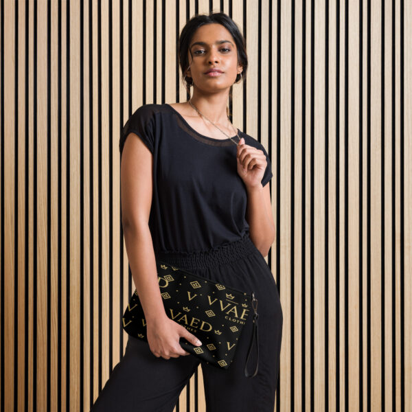 Sac Femme VAED CLOTHES Édition Luxe – Noir et Doré Élégant