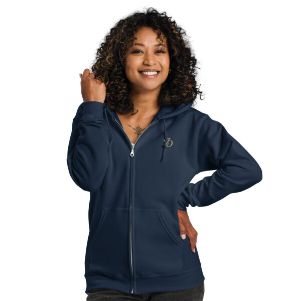 Sweat à Capuche Femme Luxe Zippé VAED CLOTHES – Moments Édition – Image 3