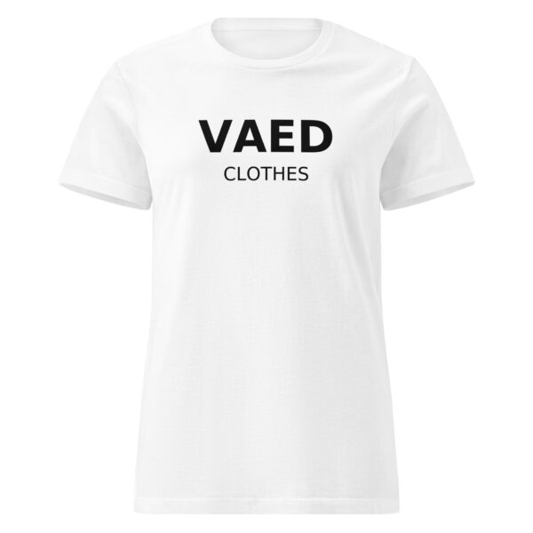 T-shirt Femme Blanc – VAED CLOTHES | Confort & Style Minimaliste – Image 5